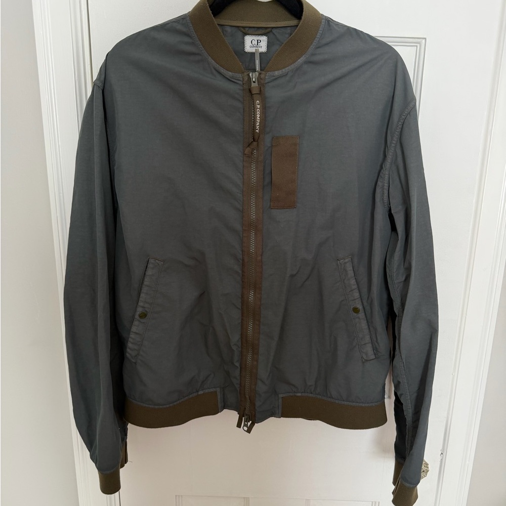 C.P. Company Charcoal and Olive Bomber Jacket
